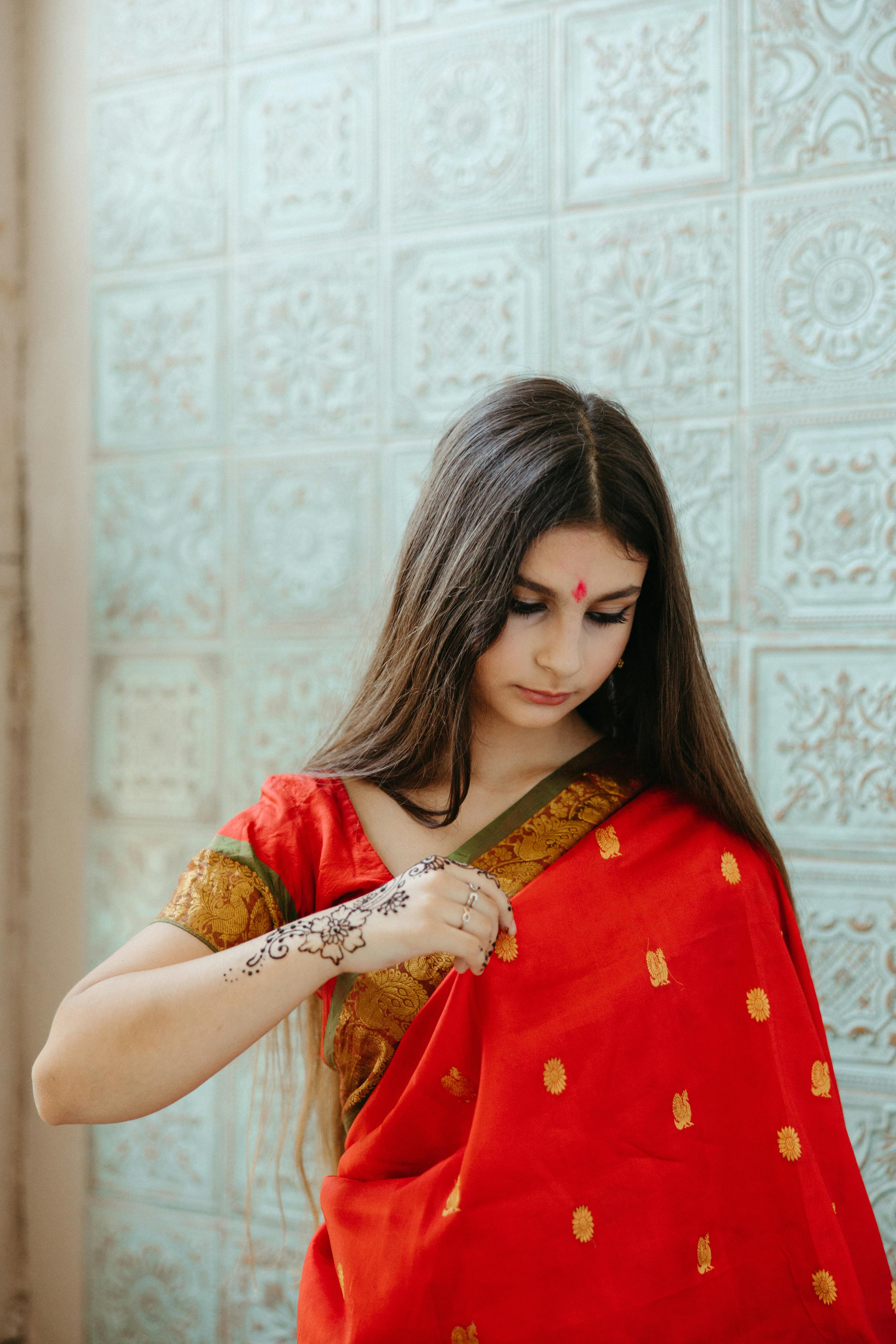 Red Kanchipuram Silk Saree